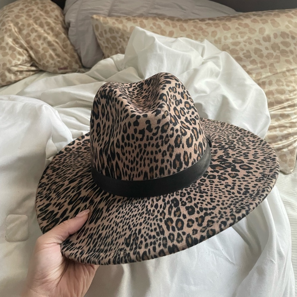 Cheetah Print Brim Hat- Buckle